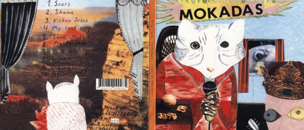 Mokadas skivomslag Hjördiscrecords